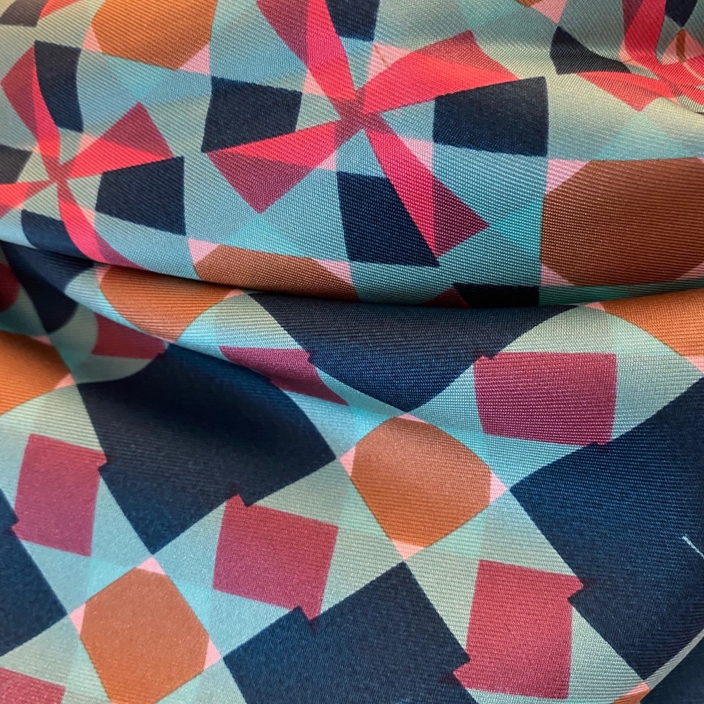 NWOT Dior Geo-Print Silk Scarf - Picture 6 of 10